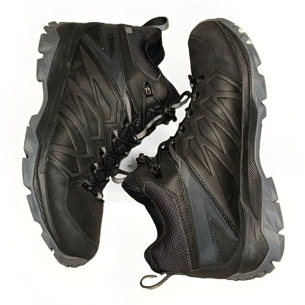 Merrell Thermo Freeze Mid Cut Hiking Boots Mens Sz 12 Waterproof Insulated Black